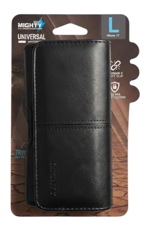 Mighty Universal Horizontal Pouch Size L Black PCH39